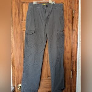 Lee Men's Charcoal Cargo Pants